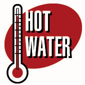 Hot water